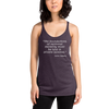 Family Foundation...Women's Racerback Tank