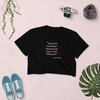 James Madison Quote - Women's Crop Top