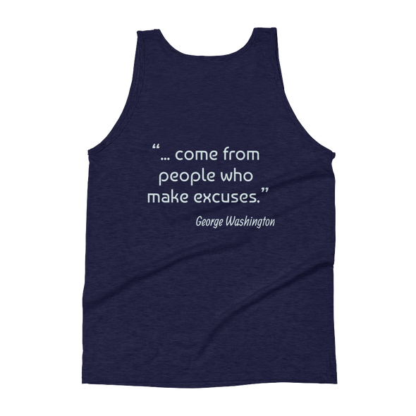 "No Excuses!" Unisex Tank Top