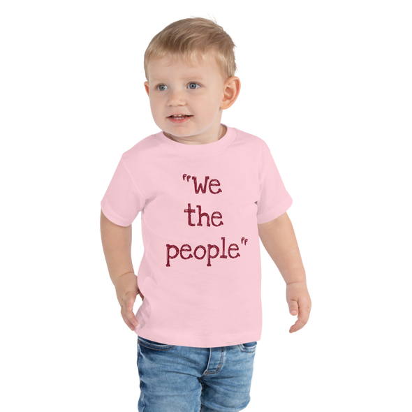 We The People ... Toddler Short Sleeve Tee