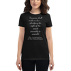 Women's short sleeve T