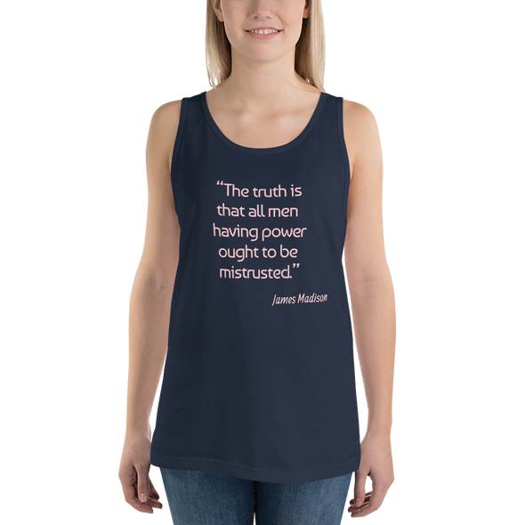 James Madison Quote - Unisex Tank Top