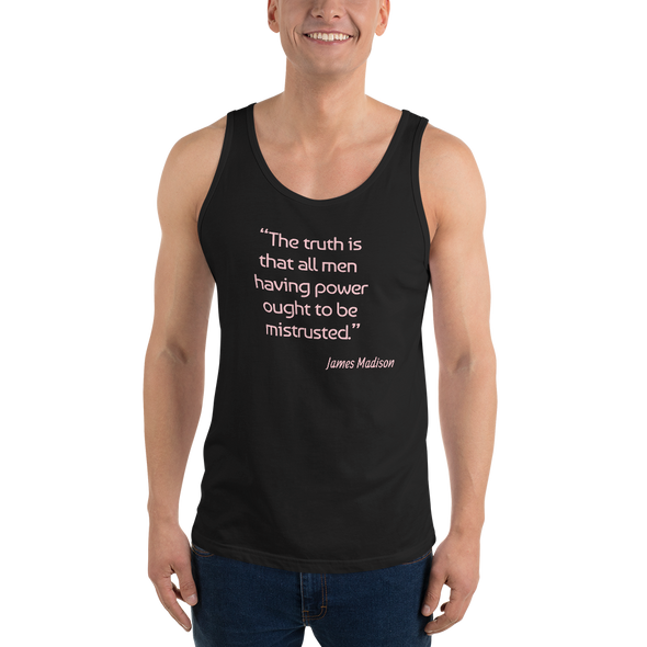 James Madison Quote - Unisex Tank Top