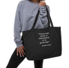 Large organic tote bag