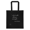 Doing What God Wants ... Tote bag