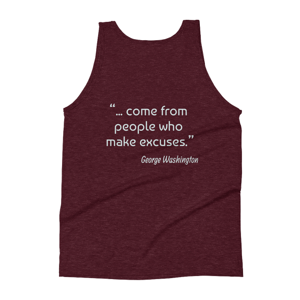 "No Excuses!" Unisex Tank Top