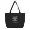 Large organic tote bag