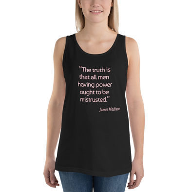 James Madison Quote - Unisex Tank Top