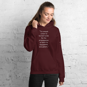 Unisex Hoodie...Jefferson said it so well!