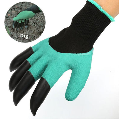 Garden Gloves with Plastic Claws