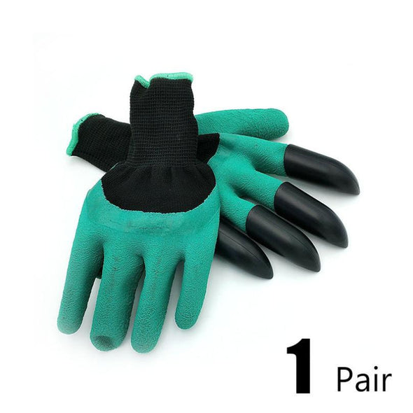 Garden Gloves with Plastic Claws